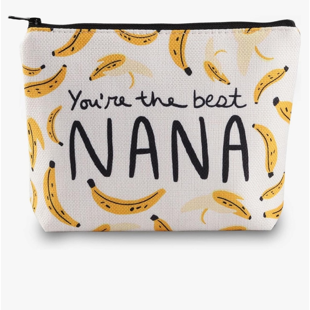 Nana Makeup Bag with Zipper NIP -